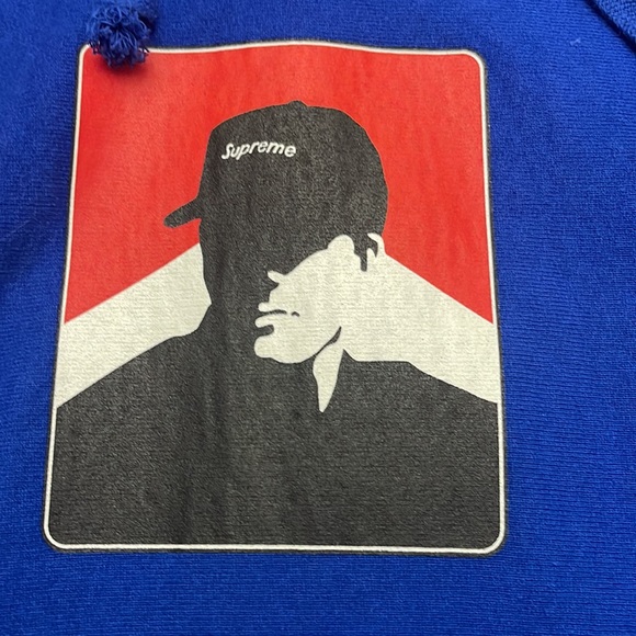 Supreme Hoodie. Red and blue. Wore one time. - Picture 5 of 7